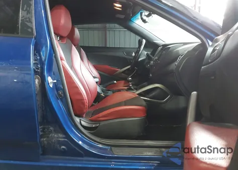 2016 Hyundai Veloster Turbo R-Spec from USA, damaged, VIN KMHTC6AE0GU257983